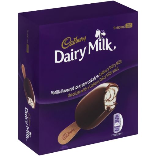 CADBURY CHOCOLATE I/CREAM DAIRYMILK M/PACK