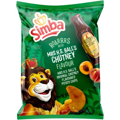 SIMBA CHIPS MRS BALLS CHUTNEY 36G