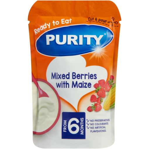 PURITY PUREED B/FOOD MIX BER&MAIZE 100G