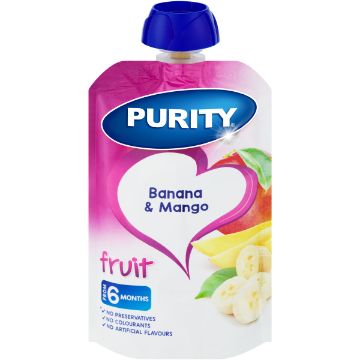 PURITY PUREED BANANA&MANGO 110ML