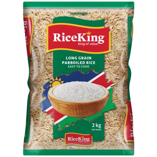 RICE KING PARBOILED RICE 2KG