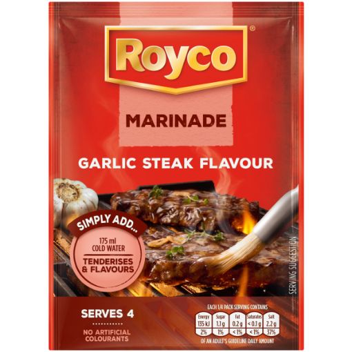 ROYCO DRY MARINADE GARLIC STEAK 39G