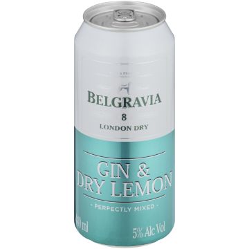 BELGRAVIA GIN&DRY LEMON CAN 440ML