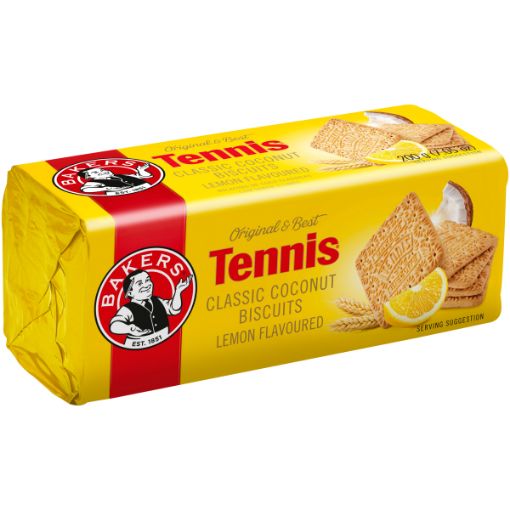 BAKERS TENNIS BISCUIT LEMON 200G