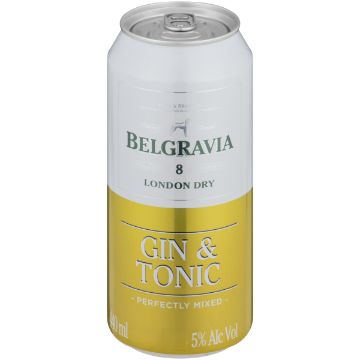 BELGRAVIA GIN&TONIC CAN 440ML