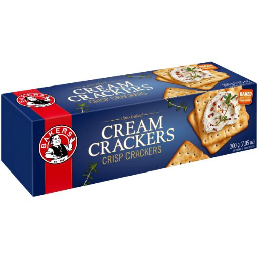 BAKERS CREAM CRACKERS 200G