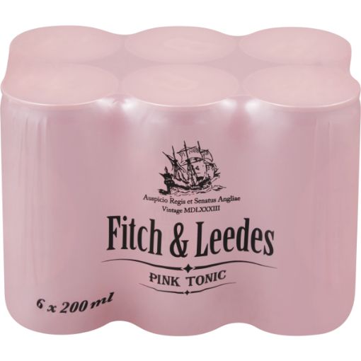 FITCH&LEEDES PINK TONIC CANS 200ML