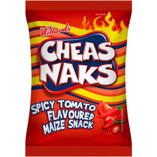WILLARDS CHIP CHEAS NAKS SPICY TOM 135G
