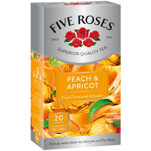 FIVE ROSES TEA FRUIT PEACH&APRICOT T/L