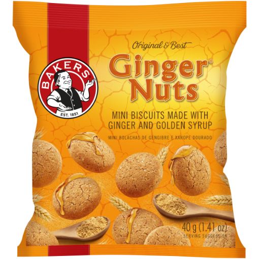 BAKERS MINI GINGERNUTS 40G