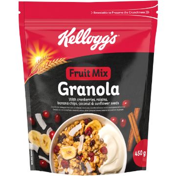 KELLOGG`S GRANOLA FRUIT MIX 450G