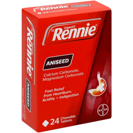 RENNIE ANTACIDS ANTACID TABS ANISEED