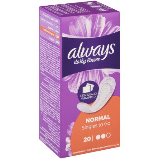 ALWAYS PANTY LINERS REGULAR WRAPPED
