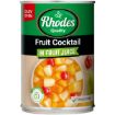 RHODES FRUIT COCKTAIL JUICE 410G