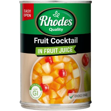 RHODES FRUIT COCKTAIL JUICE 410G