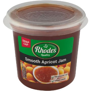 RHODES APRICOT JAM PLASTIC 600G