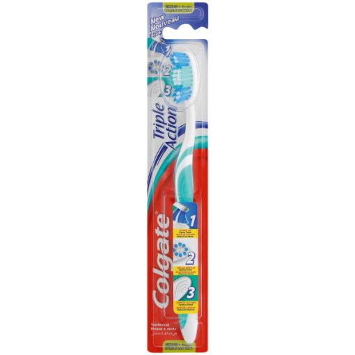 COLGATE TRIPLE ACTION MANUAL MED T/BRUSH