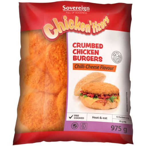 CHICKEN`TIZER CRUMB BURGER C/CHEES