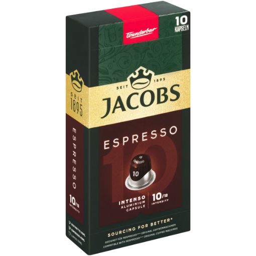 JACOBS COFFEE CAPS ESPRESSO 10 INTENSE