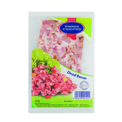 WINDHOEK DICED BACON 150G