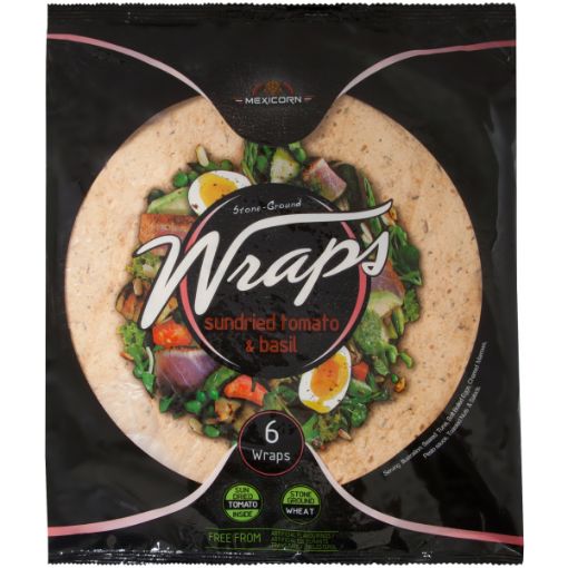 MEXICORN WRAPS SUNDRIED TOMATO&BASIL