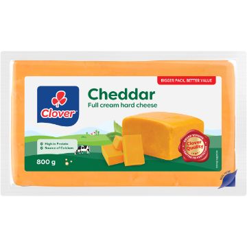 CLOVER CHEESE CHEDDAR 800G