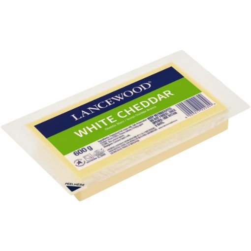 LANCEWOOD CHEESE WHITE CHEDDAR 600G