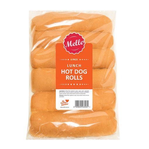 MELLO H/BUNS HOT DOG ROLLS