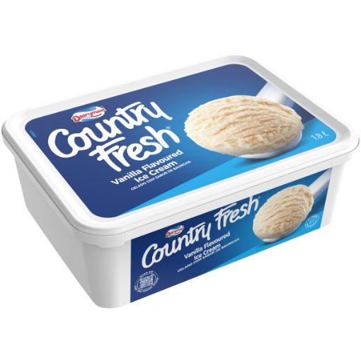COUNTRY FRESH ICE CREAM C/FRESH I/C VANILLA  1 x 1.8LT