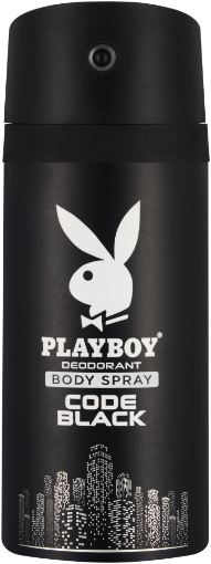 PLAYBOY AEROSOL CODE BLACK  1 x 150ML