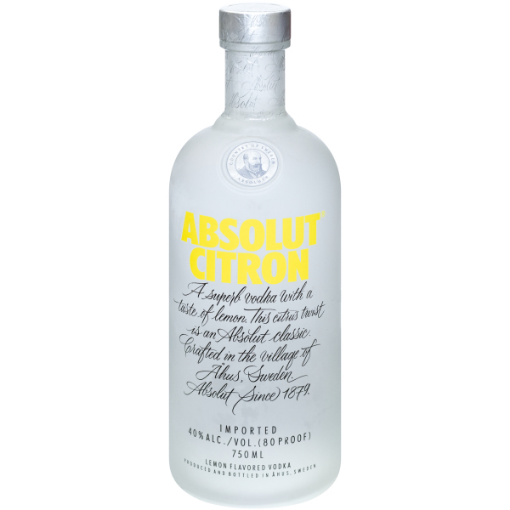 ABSOLUT VODKA CITRON  1 x 750ML