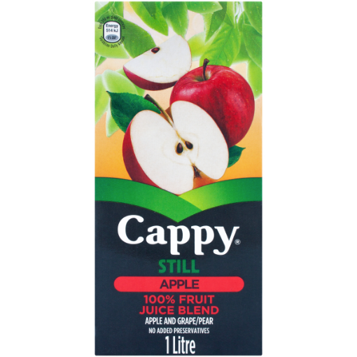 CAPPY FRUIT JUICE APPLE  1 x 1LT