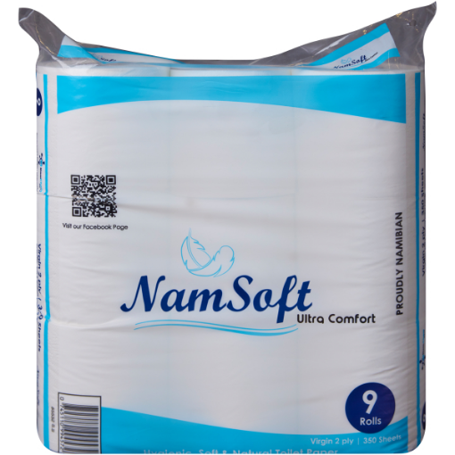 NAMSOFT ULTRA COMFORT 2 PLY ( 350 SHEETS)  1 x 9`S