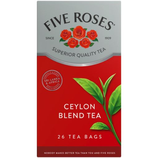 FIVE ROSES TEABAGS TAGLESS  1 x 26`S