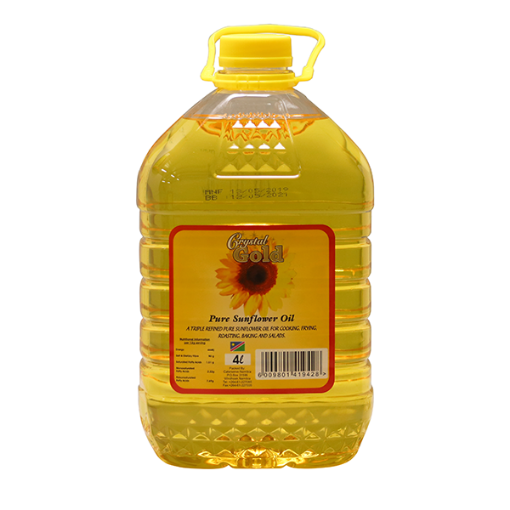 CRYSTAL GOLD SUNFLOWER OIL  1 x 4LT
