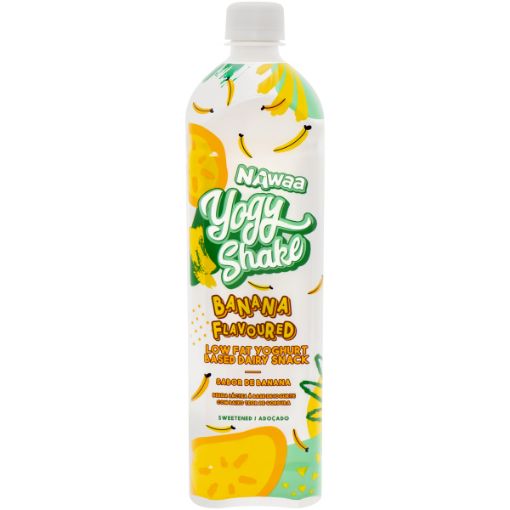 NAWAA YOGHURT YOGY SHAKE BANANA  1 x 1LT