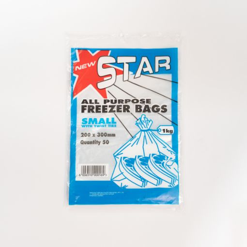 STAR FREEZER BAGS SMALL  1 x 50`S