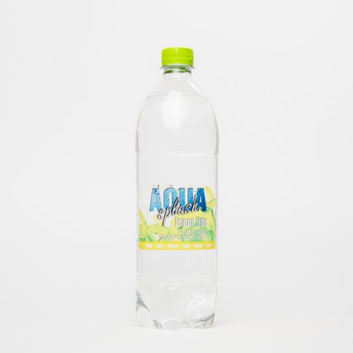 AQUASPLASH SOFTDRINK SPARK LEMON/LIME WATER  1 x 1LT