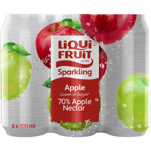 LIQUI-FRUIT L/L FRUIT JUICE APPLE NCTR  6 x 300ML x 6